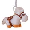 Pony Pendant Keychain 2026 Year of The Horse Plush Keyring Colorful Pony Doll Small Pony Bag Charm Gift for Kids