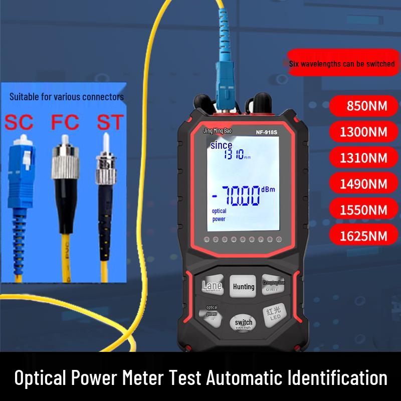 NF-918S Network Tester: Anti-Interference Ethernet Cable, PoE Line Tracker & Red Light Charging Pen