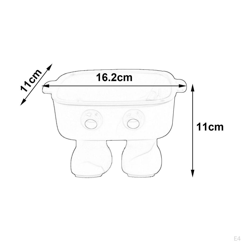 Elevated Cat Bowl ,Cartoon Robot Shape Kitty Bowl,Non Slip,Cat Dish, Tilted Water for Cats