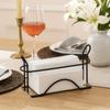 Removable Vertical Napkin Holder Minimalist Metal Storage Rack Tissue Holder  Home Decor