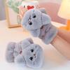 2022 Cute Cat Plush Flip Half Finger Gloves - Warm, Thick, Ideal for Students and Keyboard Use In Winter