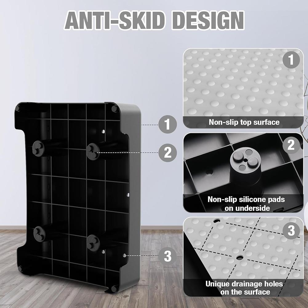 Mobility Step Stool, Non-Slip Step Platform Indoor and Outdoor, Portable Step Riser for Adults & Seniors, Safety Step for Car, B