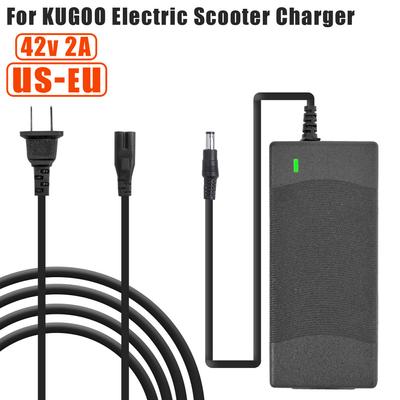 Battery Charger EU US Plug 42V 2Ah Batteries Chargers Adaptor for Kugoo S1 S2 S3 Electric Scooter Accessories Fast Charging Replacement Parts