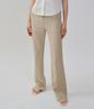 FOLNUA Long Slim Boots Cut Slacks (2Color)
