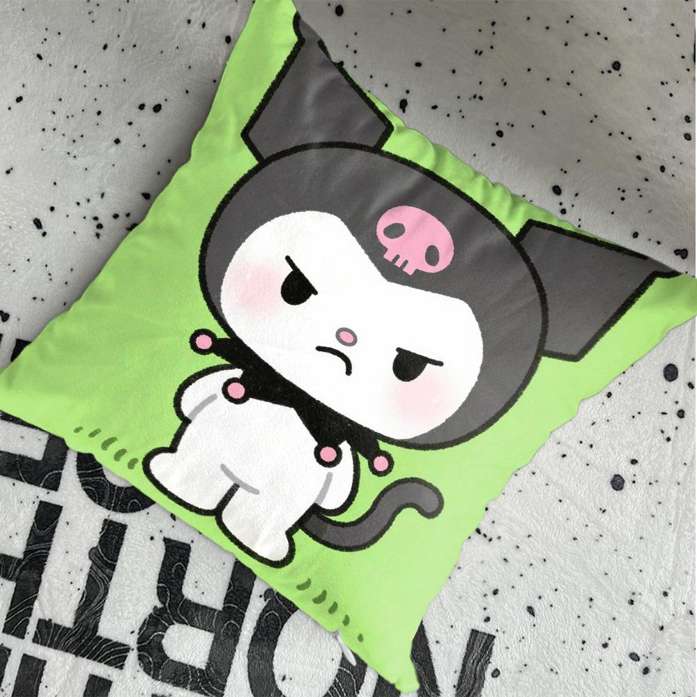 Kawaii K-Kuromi Sleeping Pillowcase Decorative Pillowcases New Christmas Decoration Ornamental Pillow Home Decorations