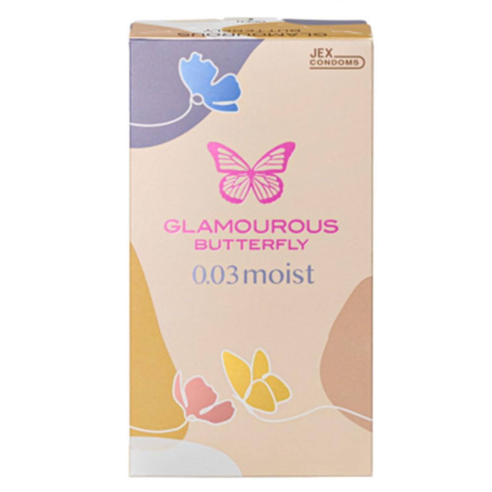 Condom Glamorous Butterfly Melty Hot Moist Gel Rich 4 Piece Set