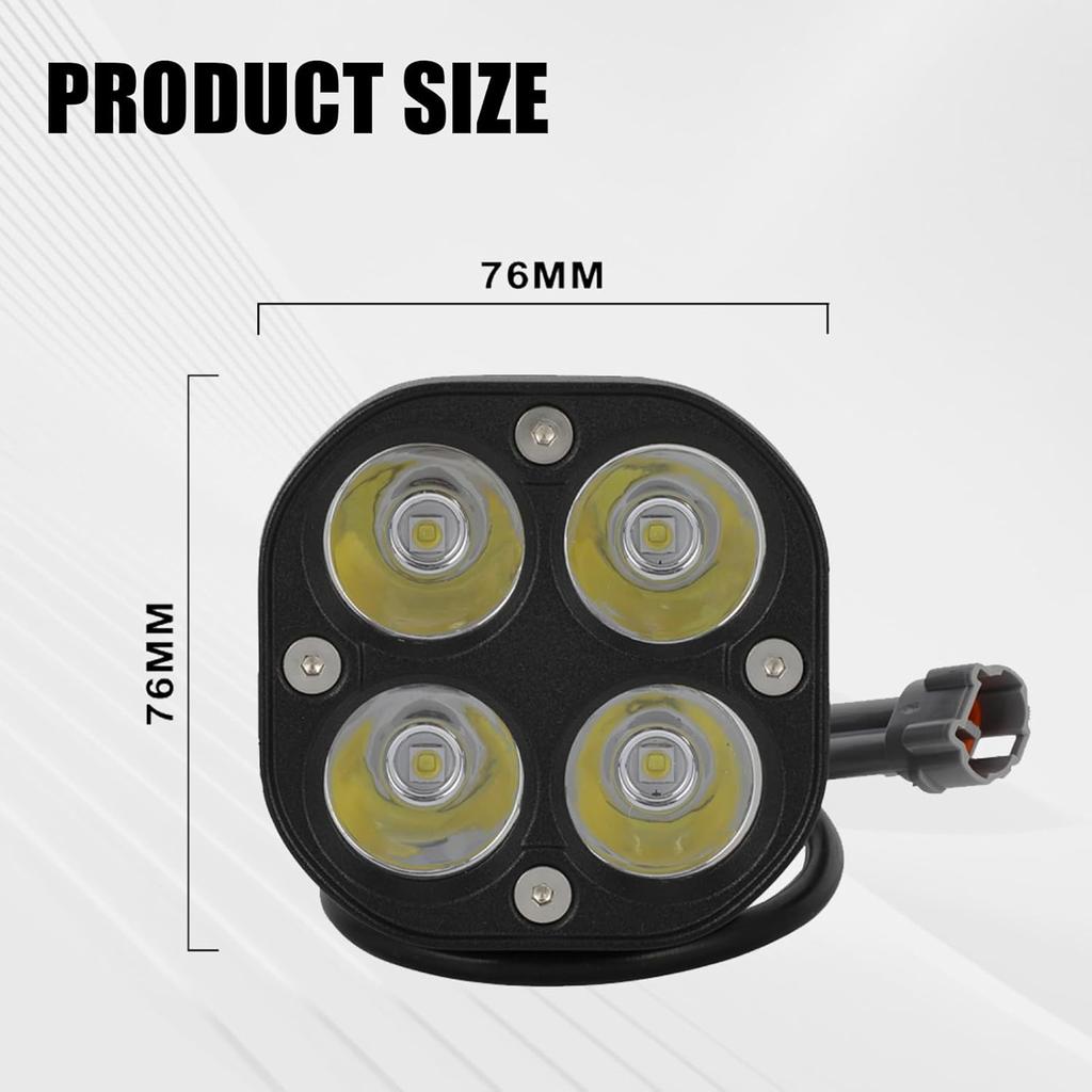 Motorcycle Headlight Kit for Surron Light Bee,Aluminum Alloy Dirt Bike Light Bright for Sur Ron Light Bee X(LBX) and S(LBS)