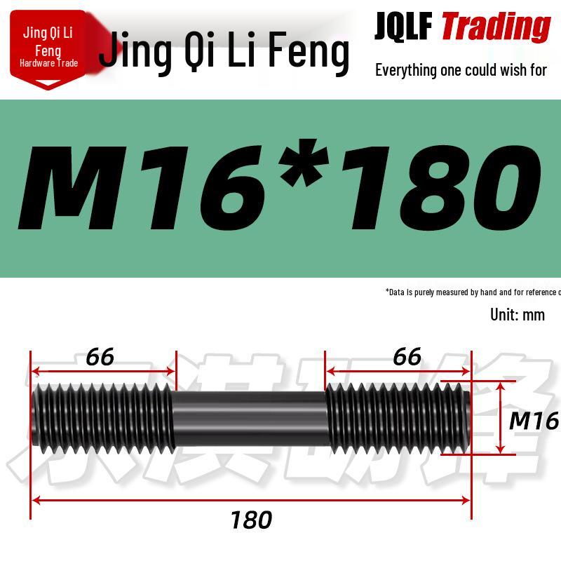 High-Strength Double-Ended Stud Bolt M12-M18 | Grade 8.8 Mold & Press Screw Rod