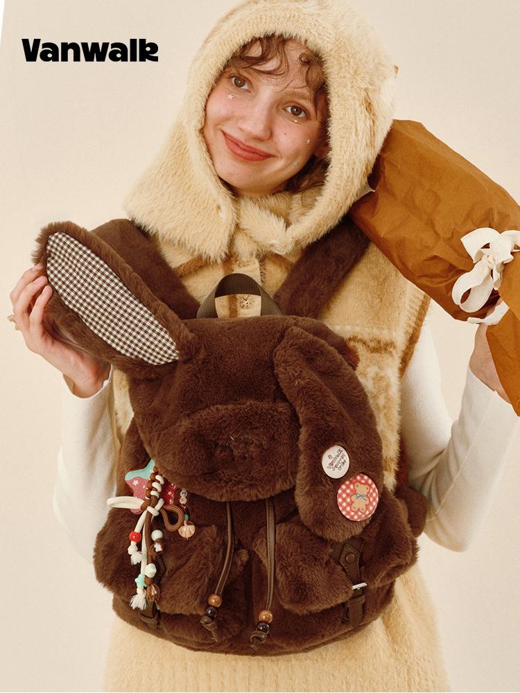 Vanwalk Elephant Backpack [Brown]
