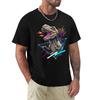 Rad TRex TShirt Summer 2025 Aesthetic Clothing Anime T Shirts Men T Shirt