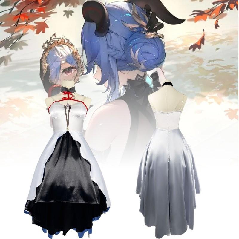 Ganyu Genshin Impact Girl Role Play Cosplay Costume Suits Clothes Performance