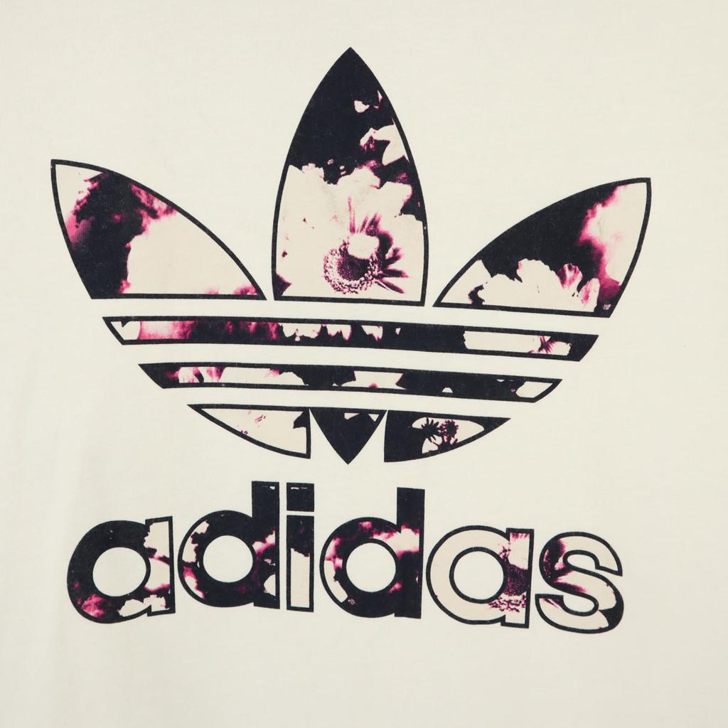 Adidas Originals Trefoil Logo Short Sleeve T-shirt OT White Women Used