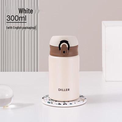 Dileber Portable Mini Stainless Steel Thermos Mug 300ml