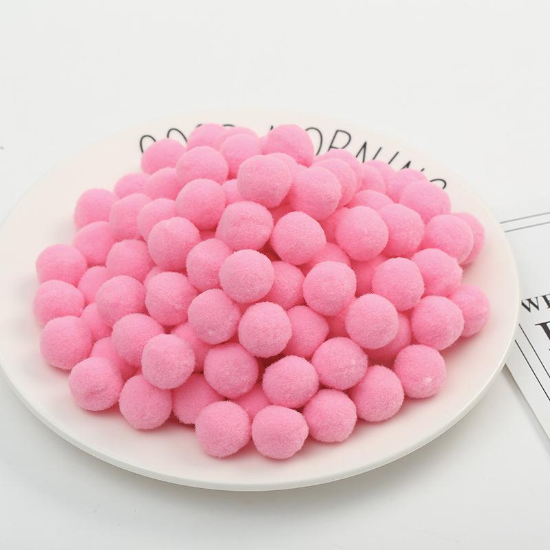 In Stock: High Elasticity Fluffy Polyester Hairball for DIY Handmade Clothing Accessories