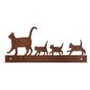 Creative Wall Decoration Pendant Exquisite Animals Figure Sculptures Cat Family Hanging  Lawn
