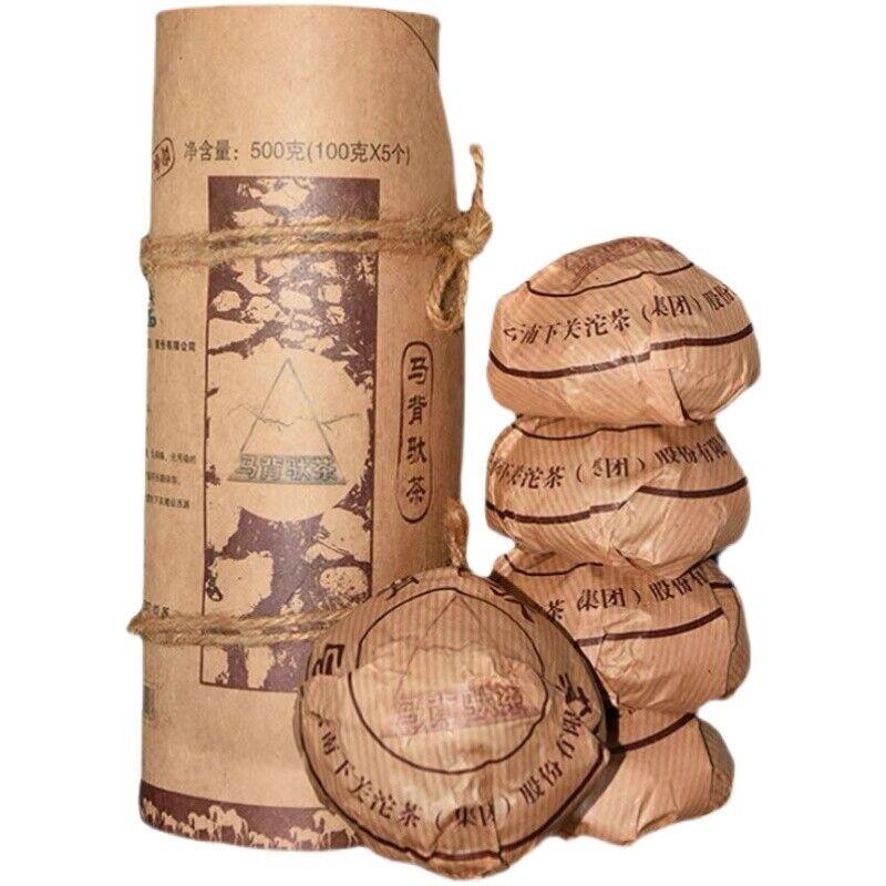 

Чай Мемориальный чай Horse Gang MA BEI TUO CHA Сягуань Пуэр Чай Raw Tea Puerh 500г