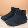 Herr Vinter Snöstövlar Platå Plysch Bekväma Ankelstövlar Plysch Vattentäta Anti-Halk Varma Ökenstövlar Vandringsskor