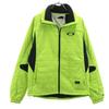 Geometric Pattern Batting Jacket M Neon Green Men's Used