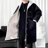 ROMON Men's Mid-Length Trench Coat
