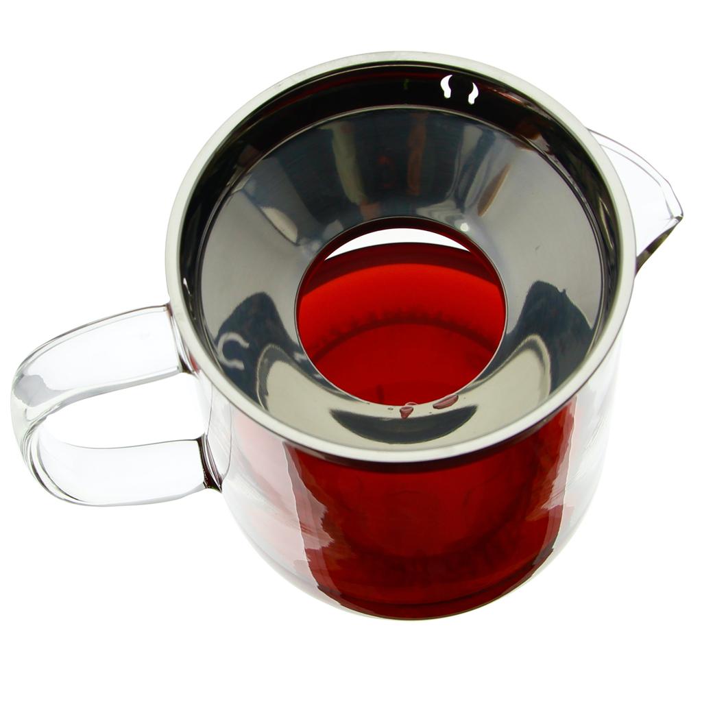 GLASS JUG FOR COFFEE AND TEA 1.2 L