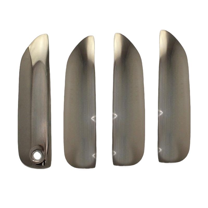 Cars Accessories Door Handle Cover Car Stickers For Honda Fit Jazz 2007 2008 2009 2010 Hight-quality Car Exterior Chrome Chrome 1 hole