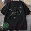 Kaffee T-Shirt Koffeinmolekül Sommer Trainingsanzug Herren Pullover Kurzarm Top Harajuku Baumwoll-Sweatshirt Freizeit Sportbekleidung