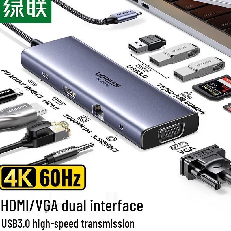 UGREEN USB-C 10-in-1 Multifunction Hub