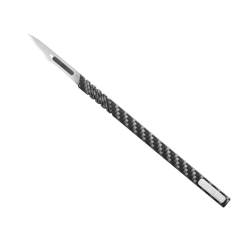 

QIANLI TX01 Carbon Fiber Knife Handle for Mobile Phone Motherboard Repair Universal CPU IC Chip Removal Disassembly Repair Tool