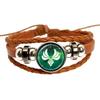 Genshin Impact Spiel Cosplay Requisite Auge Gottes Wasser Wind Donner Feuer Gestein Eis Element Lila Armband Schmuck Fans Geschenk