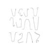 12pcs Headlight Bulb Retaining Spring Clips 5ZHSFULLKIT Metal Headlamp Bulb Holder Clip for H1 H3 H4 H7 Bulbs