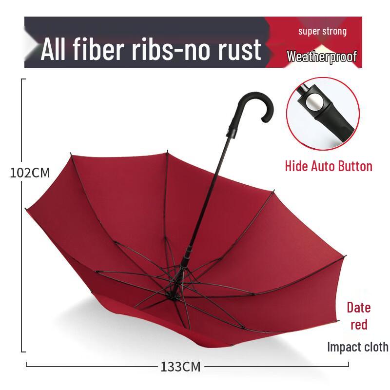 Hanyou Extra Large Fiber Long Handle Umbrella