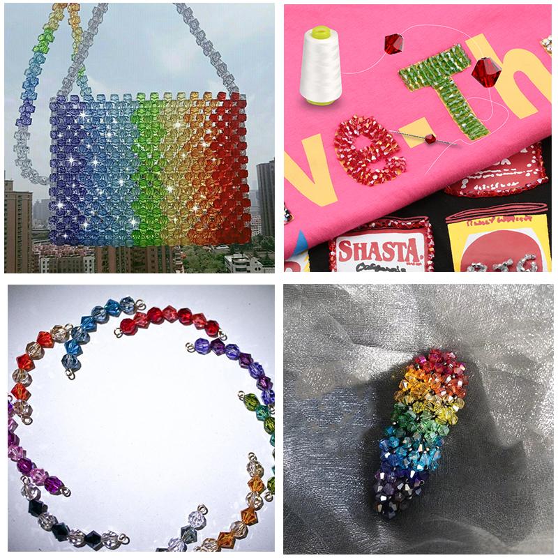 600pcs Wholesale 4mm Glass Bicone Beads Crystal Beads Faceted Austria 5238 Bead Embroidery For Jewelry Making Best Selling Color