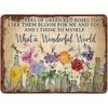 Vintage Metal Sign Wall Art Retro Decor 20x30cm