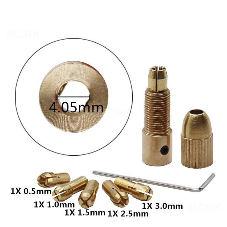 

set 2.0/2.35/3.17mm Brass for Dremel Collet Mini Drill Chucks for Electric Motor Shaft Drill Bit Tool Drill Chuck Adapter