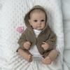 BZDOLL 19 Inch 48 CM Full Vinyl Body Reborn Baby Girl Doll Toy For Kids Handmade Fashion Birthday Gift For Child Bathe Play House Toy