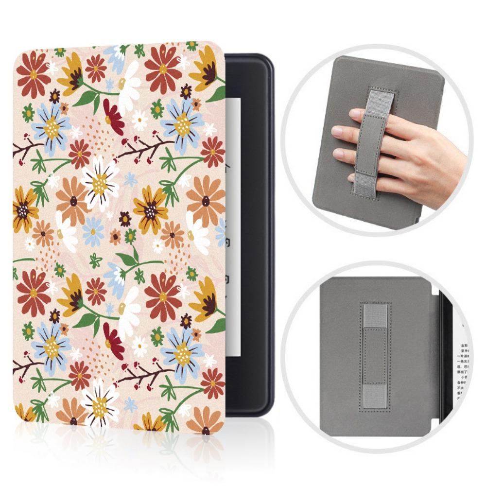 Kindle 2024 Case KPW6543 Handheld Colorful Protective Cover with Hand Strap 658 Shell