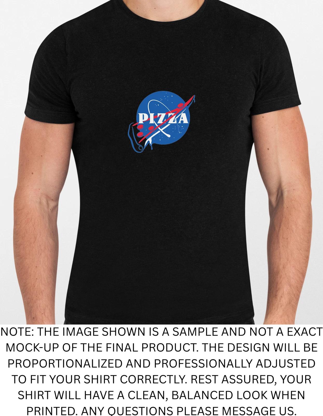 Men s and Women s T-shirts Pizza Spoof Graphic M