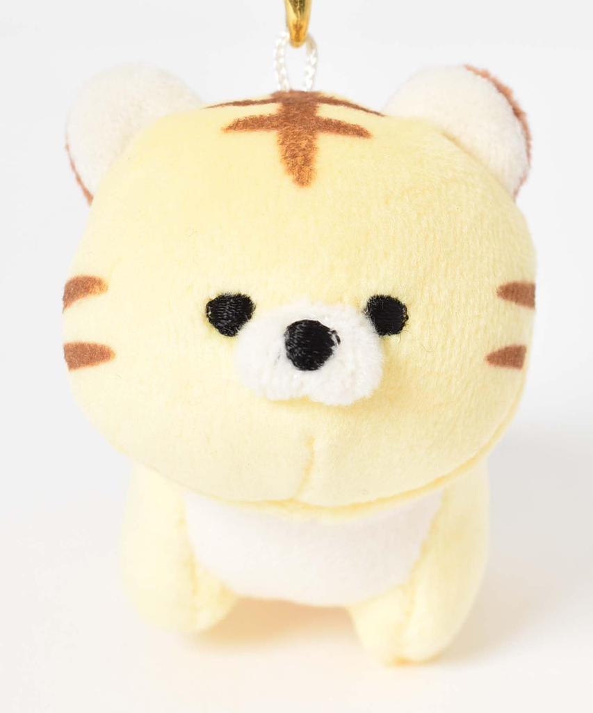 Accent Fluffy Friends Key Charm, Keychain, Bag Charm (Tiger)