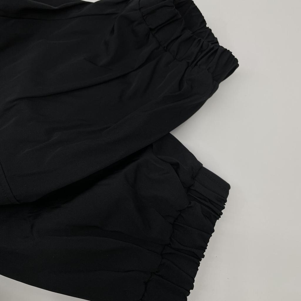 MARILYN MOON 25AW Black Spiral Taffeta Ruffle Blouson Jacket 38 blackUsed