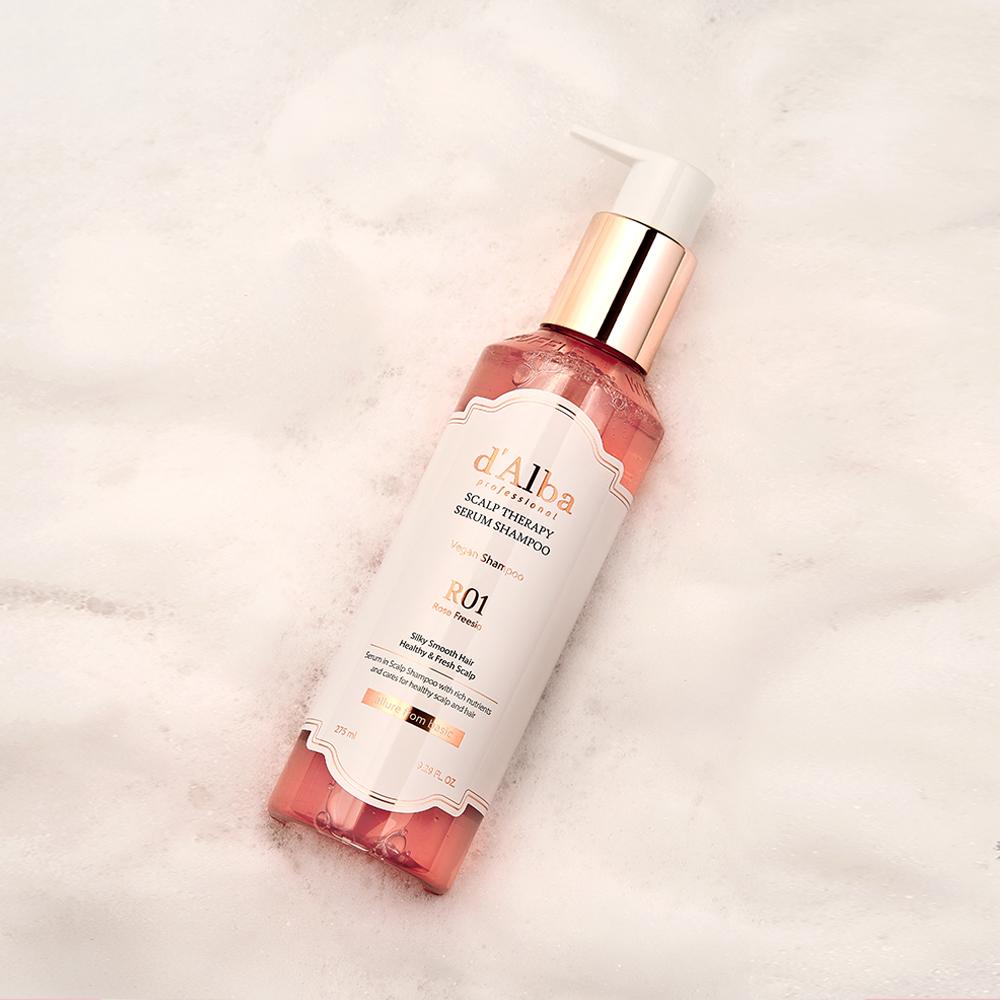 [dalba] Rose Freesia Vegan Repairing Scalp Therapy Serum Shampoo 275ml