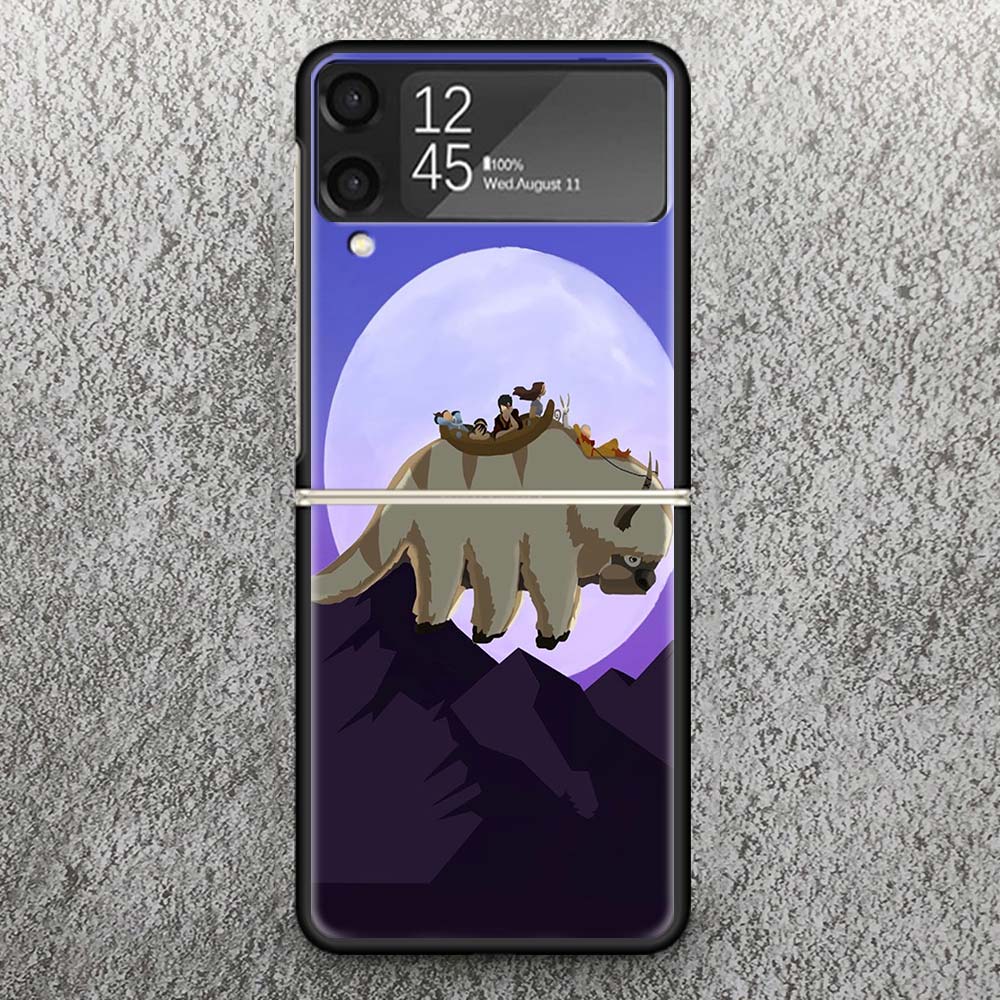 Anime Avatar The Last Airbender Zflip4 Zflip5 Phone Case For Samsung Z Flip3 Flip4 Flip5 5G ZFlip 4 5 3 Cover Cellphone Shell Fu