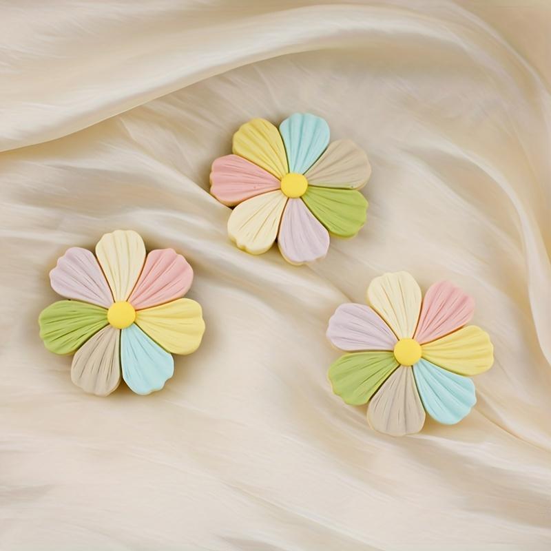 2PCS   Mobile Phone Bracket, Three-dimensional Colorful Flower Airbag Bracket, Suitable for Any Type of Mobile Phone Shell Bracket