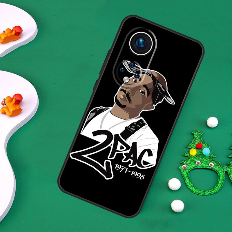 Rapper 2pac Singer Tupac Case For Honor Magic 7 5 6 Lite 50 70 90 200 Pro X9c X9b X9a X8a X7a X6a X8 X9 X8b Cover
