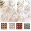 9pcs Transparent Painted Christmas Balls Ornament PET Christmas Tree Pendant  Home Xmas Decor