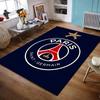 Carpet Paris Saint-Germain PSG Eiffel Tower Crest Navy Gold Star Edition Area Rug for Living Room Bedroom Office Sports Decor Gift for him