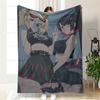Cute Zenless Zone Zero Blanket Anime Girl Themed Fleece Blanket for Bed Couch Office for Indoor & Outdoor Use
