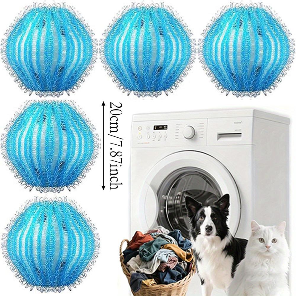 5pcs Reusable Washing Machine Lint Catcher Suitable for Clothes, Dog Hair Remover for Washing Machine, Hair & Lint Trap for Dog Owners
