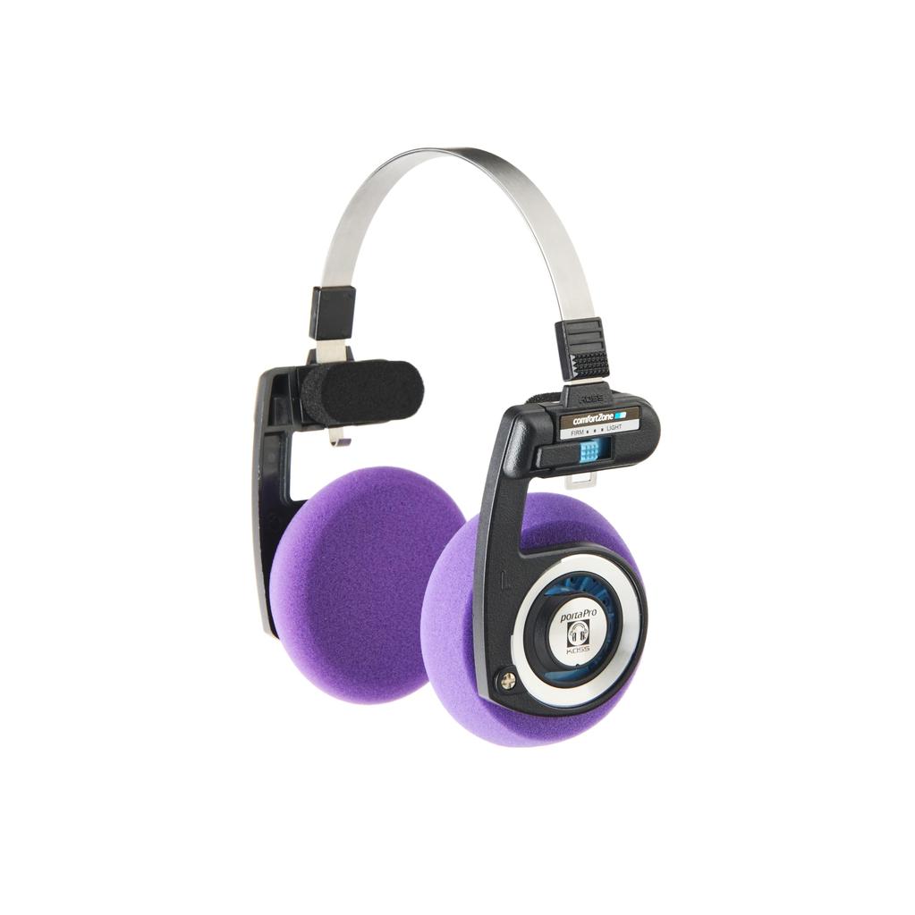 YAXI EARPADS for Koss PORTAPRO 5Pairs+Pouch (BK+RD+BU+OG+PU)