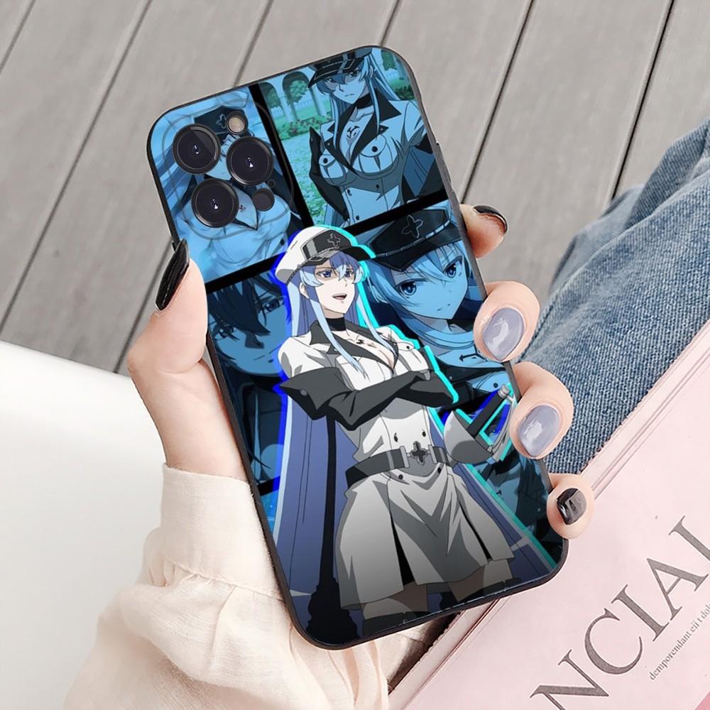 Akame Ga Kill Esdeath Phone Case For iPhone 15 14 11 12 13 Mini Pro XS Max Cover 6 7 8 Plus X XR SE 2020 Funda Shell