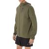 Men's ASICS FUJITRAIL Jackets Men's Mantle Green Hooded Moderate Hard Shell